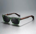 Polarized Green Floral Sunglasses