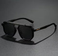 Modern Retro Polarized Black Sunglasses