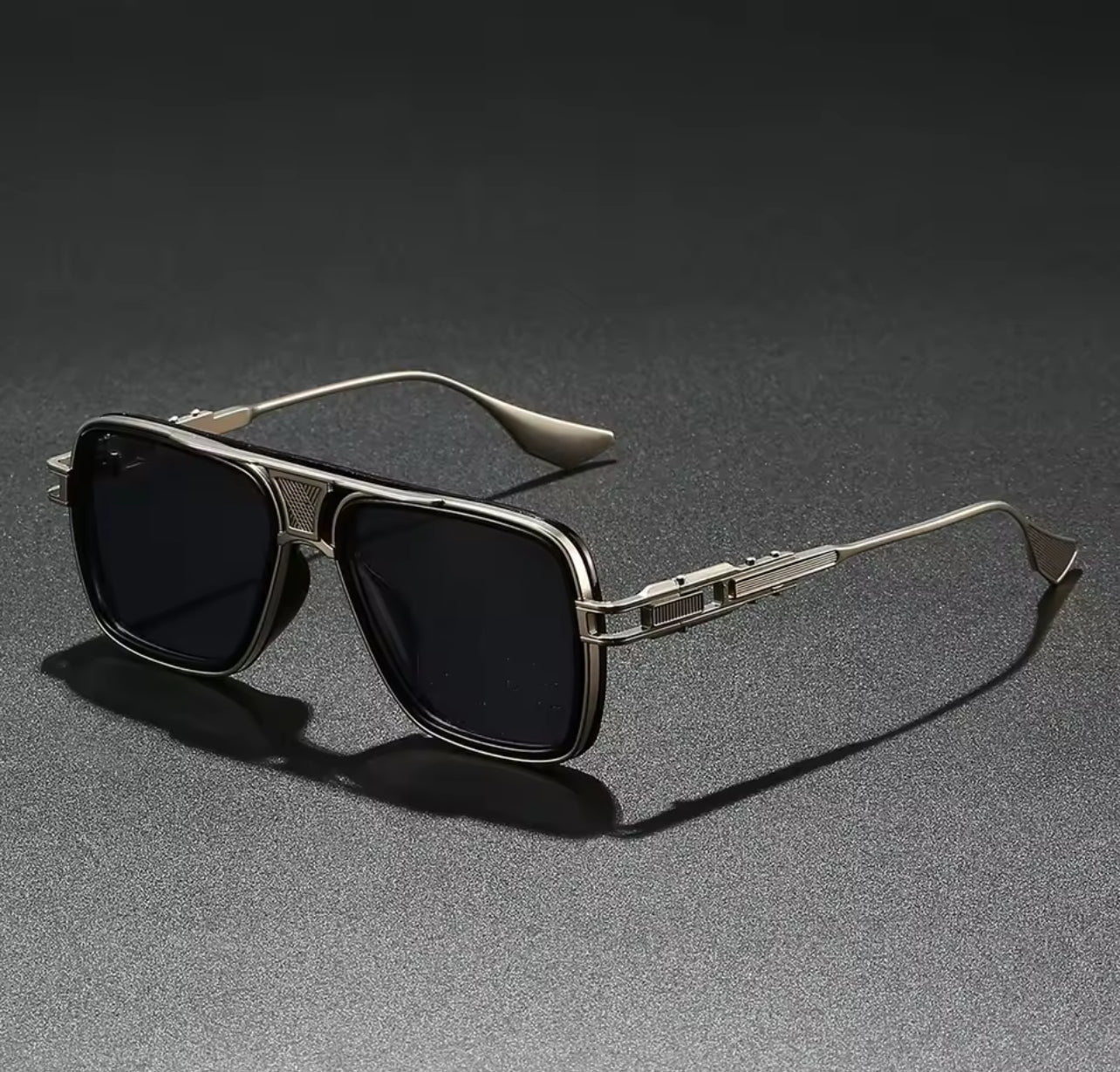 Silver Metal Polarized Sunglasses