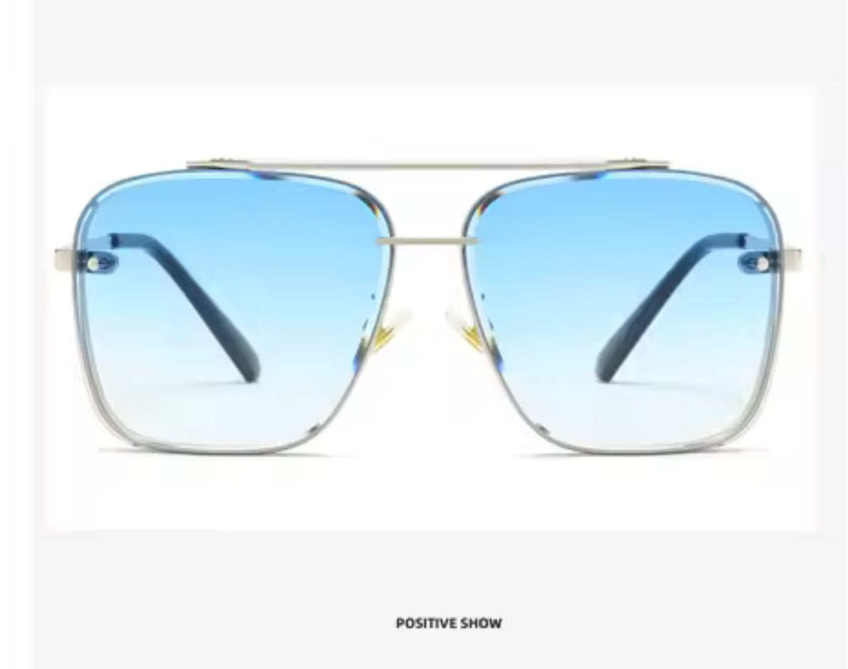 Classic Blue Vintage Sunglasses