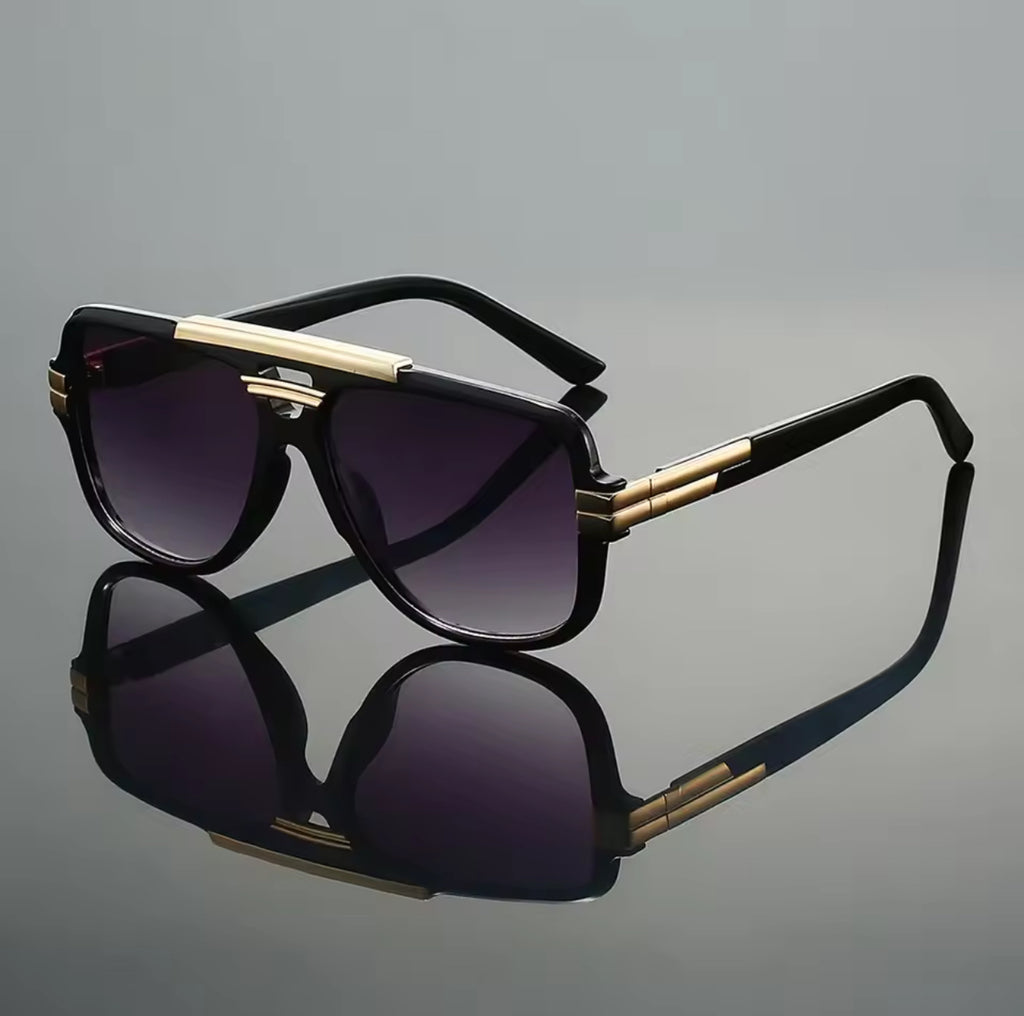 Van Drake Black Purple Sunglasses