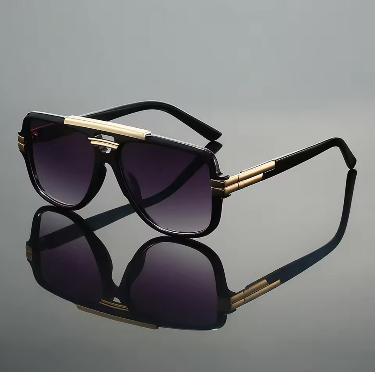 Van Drake Black Purple Sunglasses