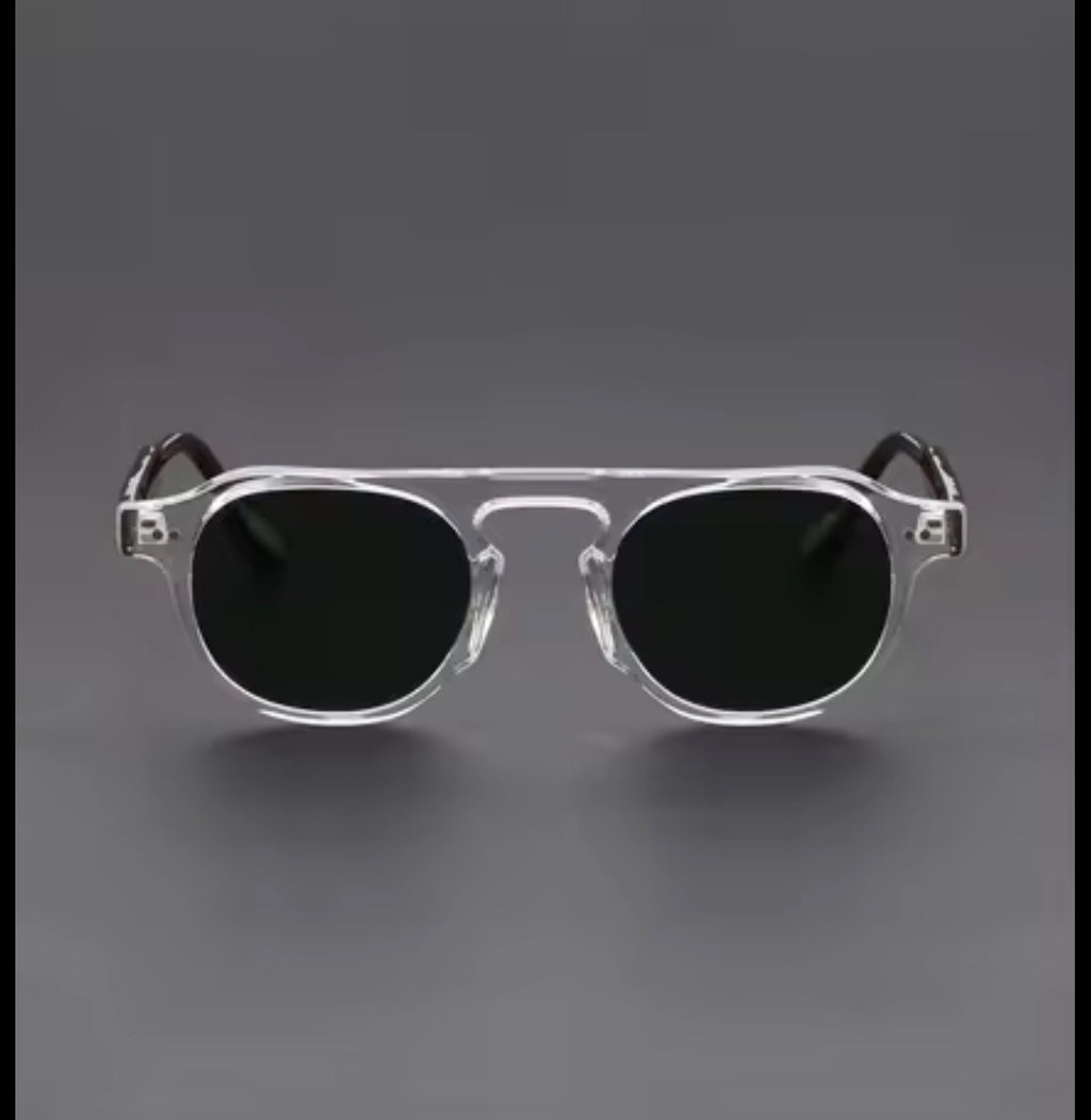 Classic Sunglasses Floral Clear Shades