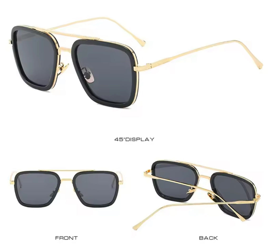 Stark Golden Polarized Sunglasses