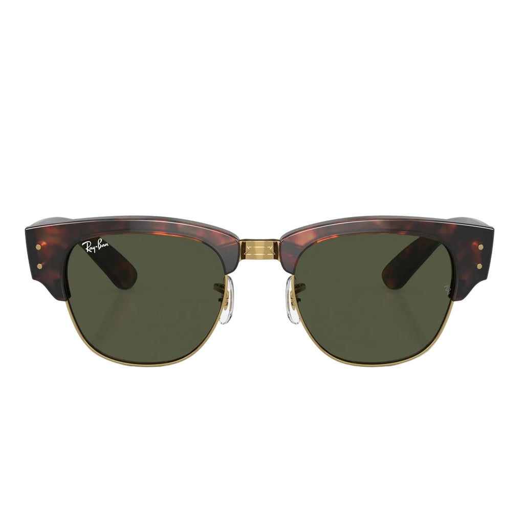 RayBan Original Classic 0316S 990-31 Mega Clubmaster Havana Gold Sunglasses