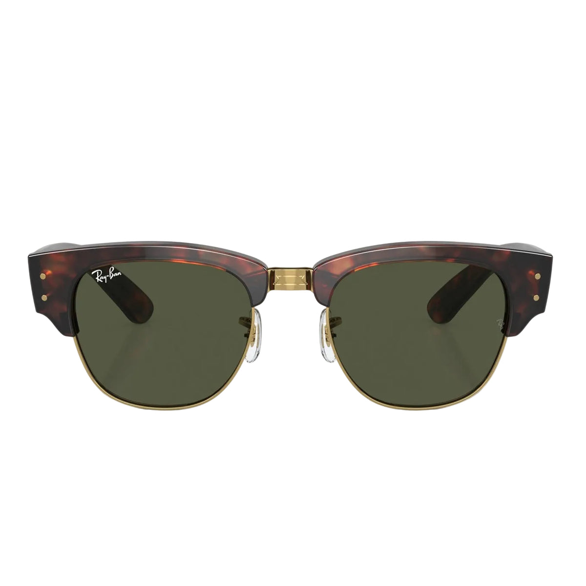 RayBan Original Classic 0316S 990-31 Mega Clubmaster Havana Gold Sunglasses