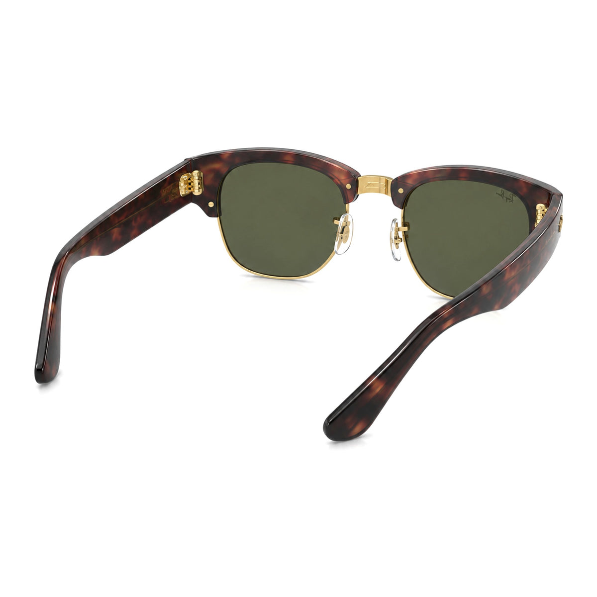 RayBan Original Classic 0316S 990-31 Mega Clubmaster Havana Gold Sunglasses