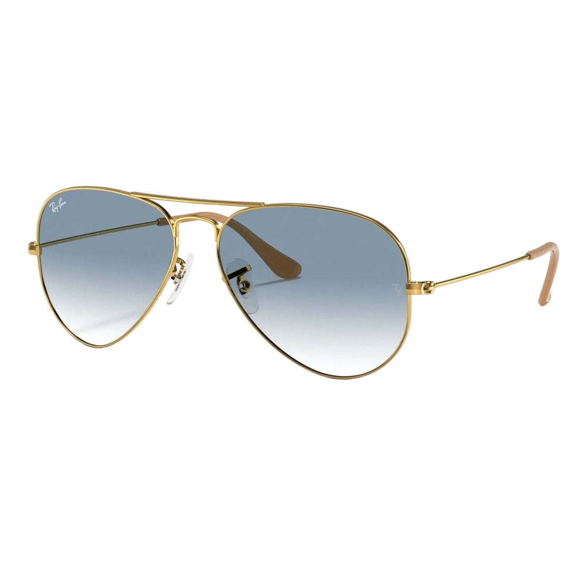 RayBan Original Classic 3025 001-3F Aviator Gradient Polished Gold Rim Sunglasses