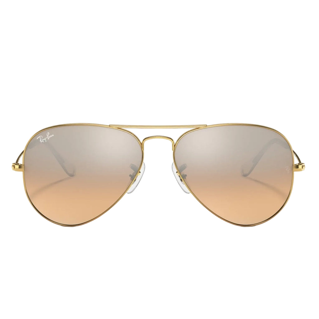 RayBan Original Classic 3025 001-3E Aviator Gradient Polished Gold Rim Sunglasses
