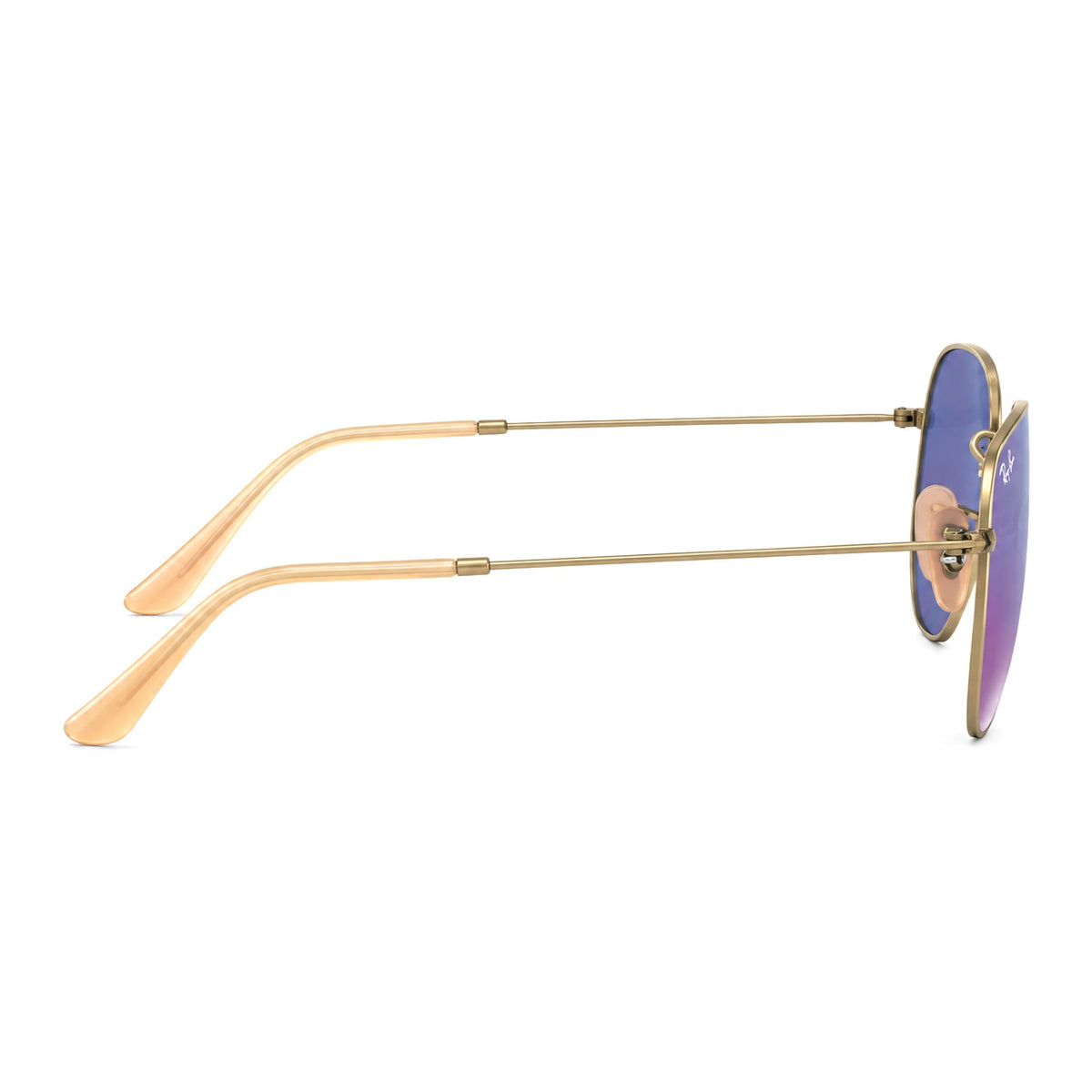 RayBan Original Classic 3025 167-1M Aviator Flash Lenses Polished Bronze-Copper Sunglasses