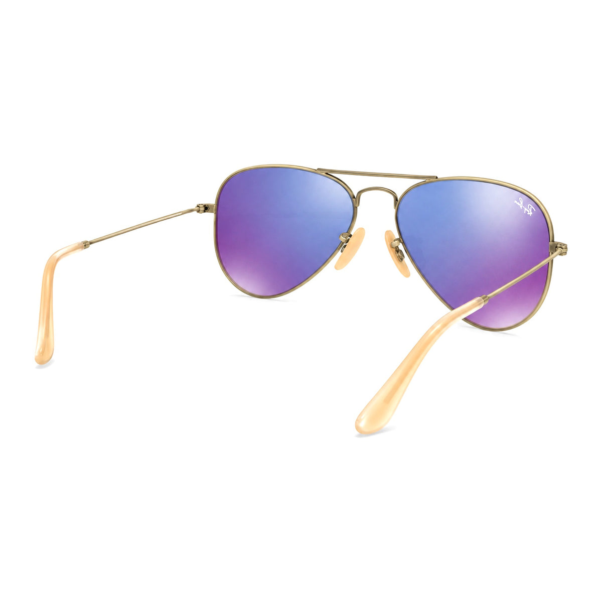 RayBan Original Classic 3025 167-1M Aviator Flash Lenses Polished Bronze-Copper Sunglasses