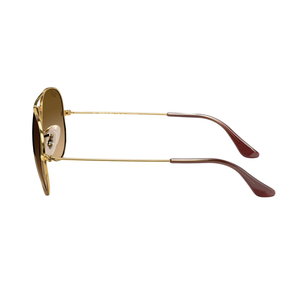 RayBan Original Classic 3025 001-M2 Aviator Gradient Polished Gold Rim Sunglasses