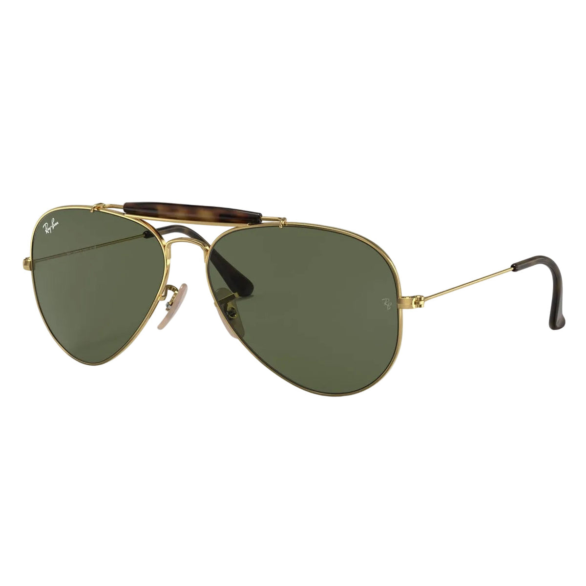 RayBan Original Classic 3029 181 Outdoorsman Havana Collection Bright Gold Rim Sunglasses