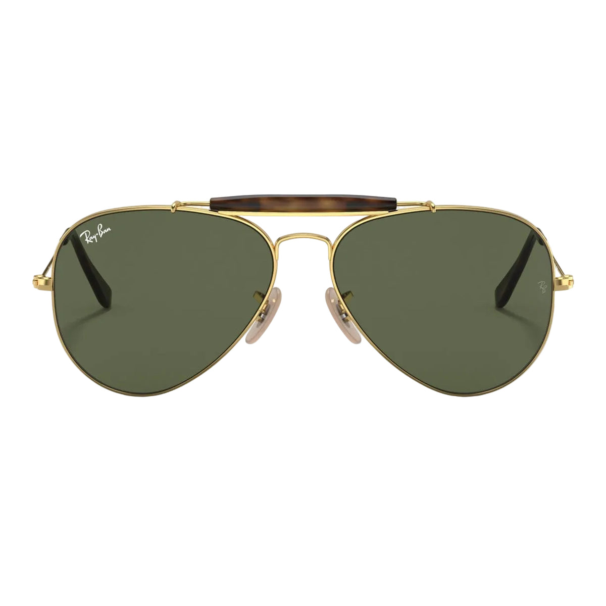 RayBan Original Classic 3029 181 Outdoorsman Havana Collection Bright Gold Rim Sunglasses