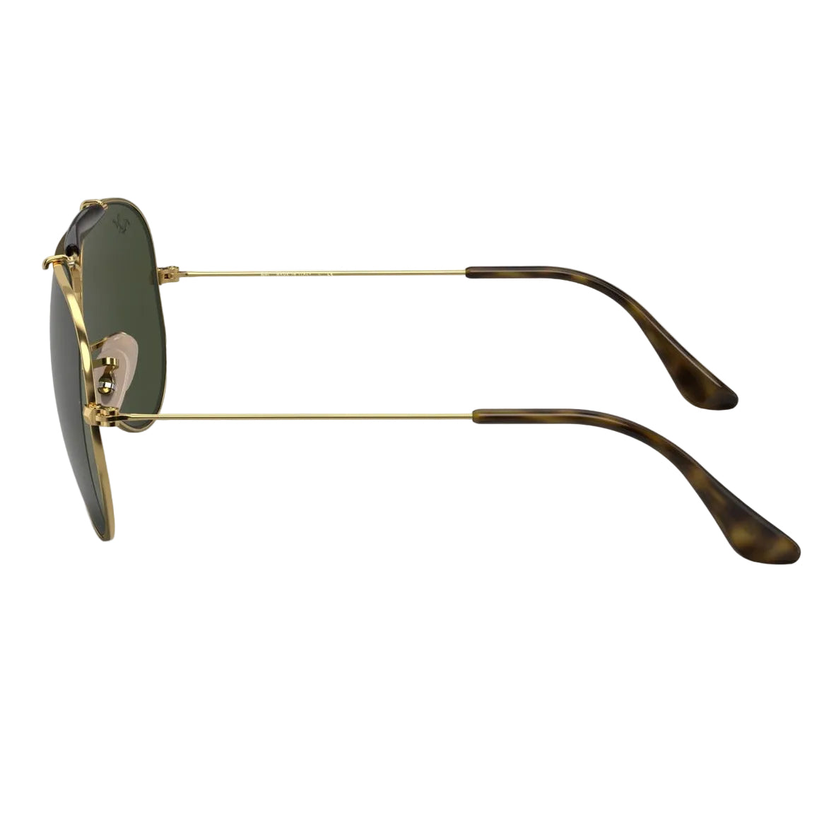 RayBan Original Classic 3029 181 Outdoorsman Havana Collection Bright Gold Rim Sunglasses