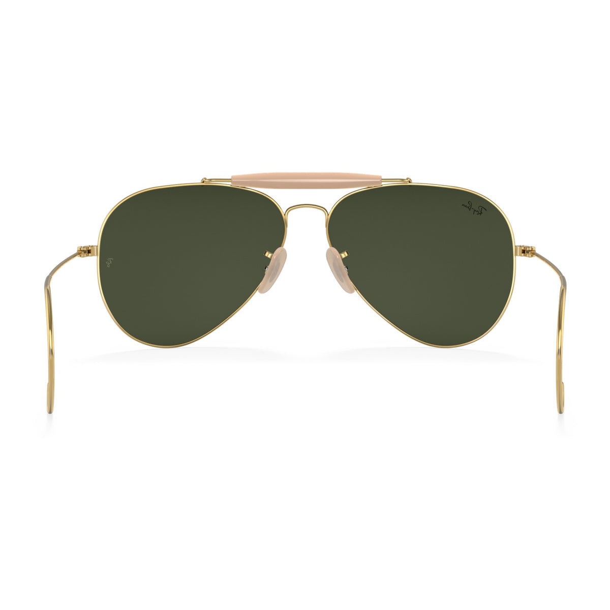 RayBan Original Classic 3030 L0216 Outdoorsman Polished Gold Rim Sunglasses