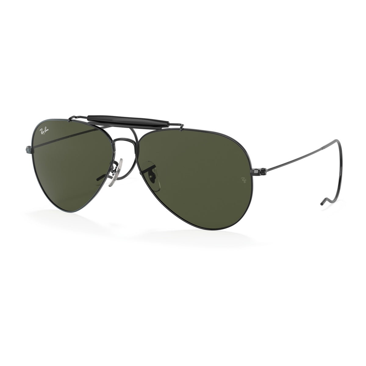 RayBan Original Classic 3030 L9500 Outdoorsman Polished Black Sunglasses