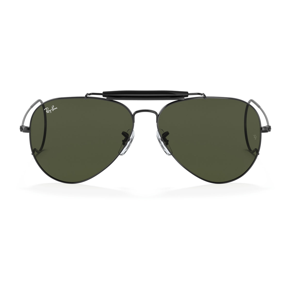 RayBan Original Classic 3030 L9500 Outdoorsman Polished Black Sunglasses