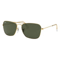 RayBan Original Classic 3136 001 Caravan Polished Gold Rim Sunglasses