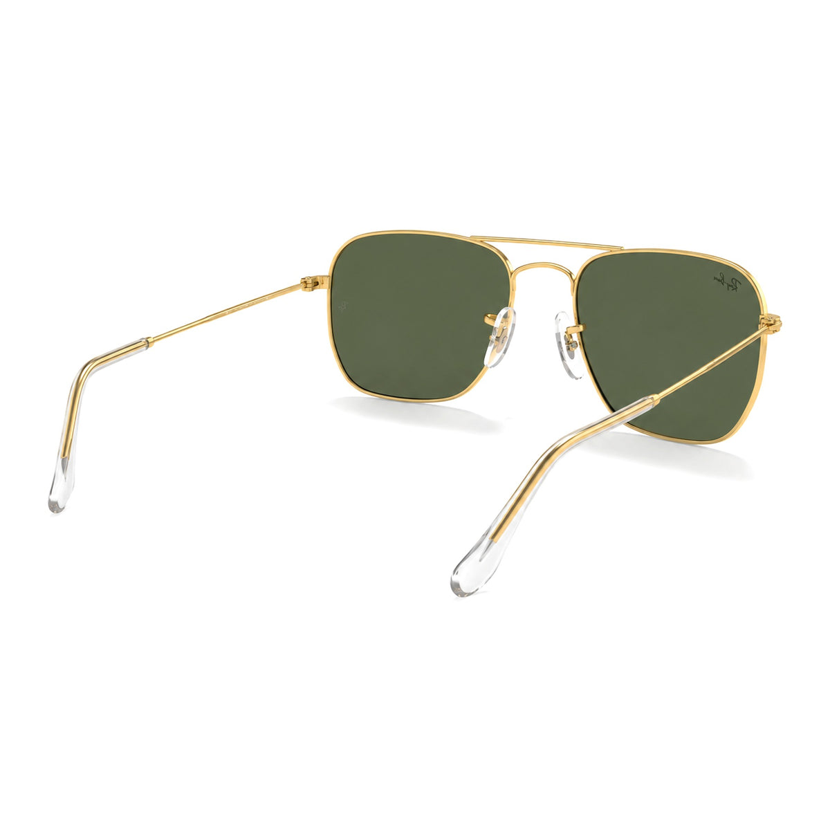 RayBan Original Classic 3136 001 Caravan Polished Gold Rim Sunglasses