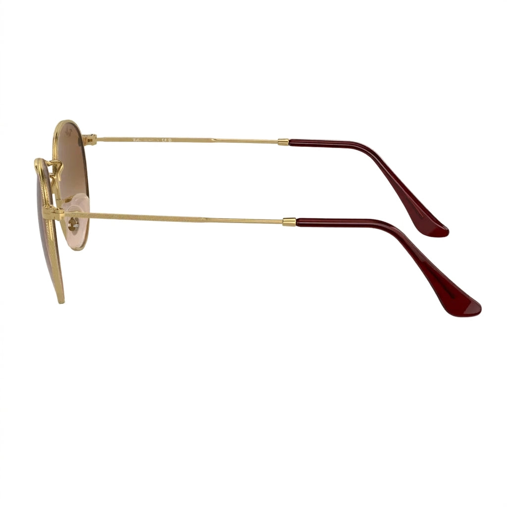 RayBan Original Classic 3447 001-51 Round Metal Polished Gold Sunglasses