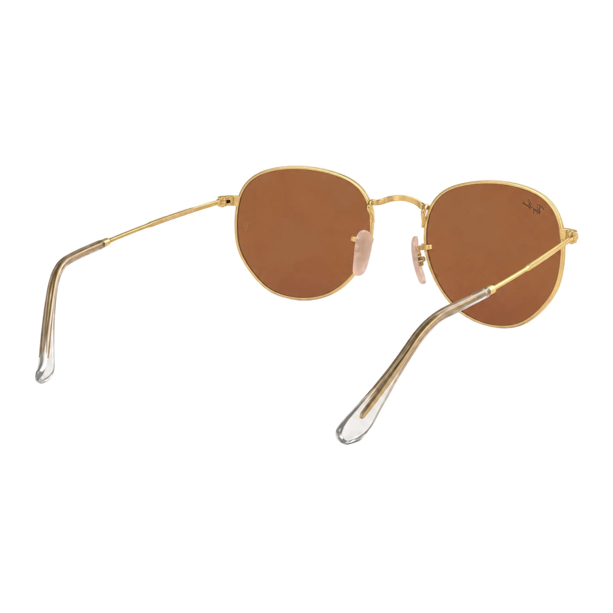 RayBan Original Classic 3447 112-Z2 Round Flash Lenses Matte Gold Sunglasses