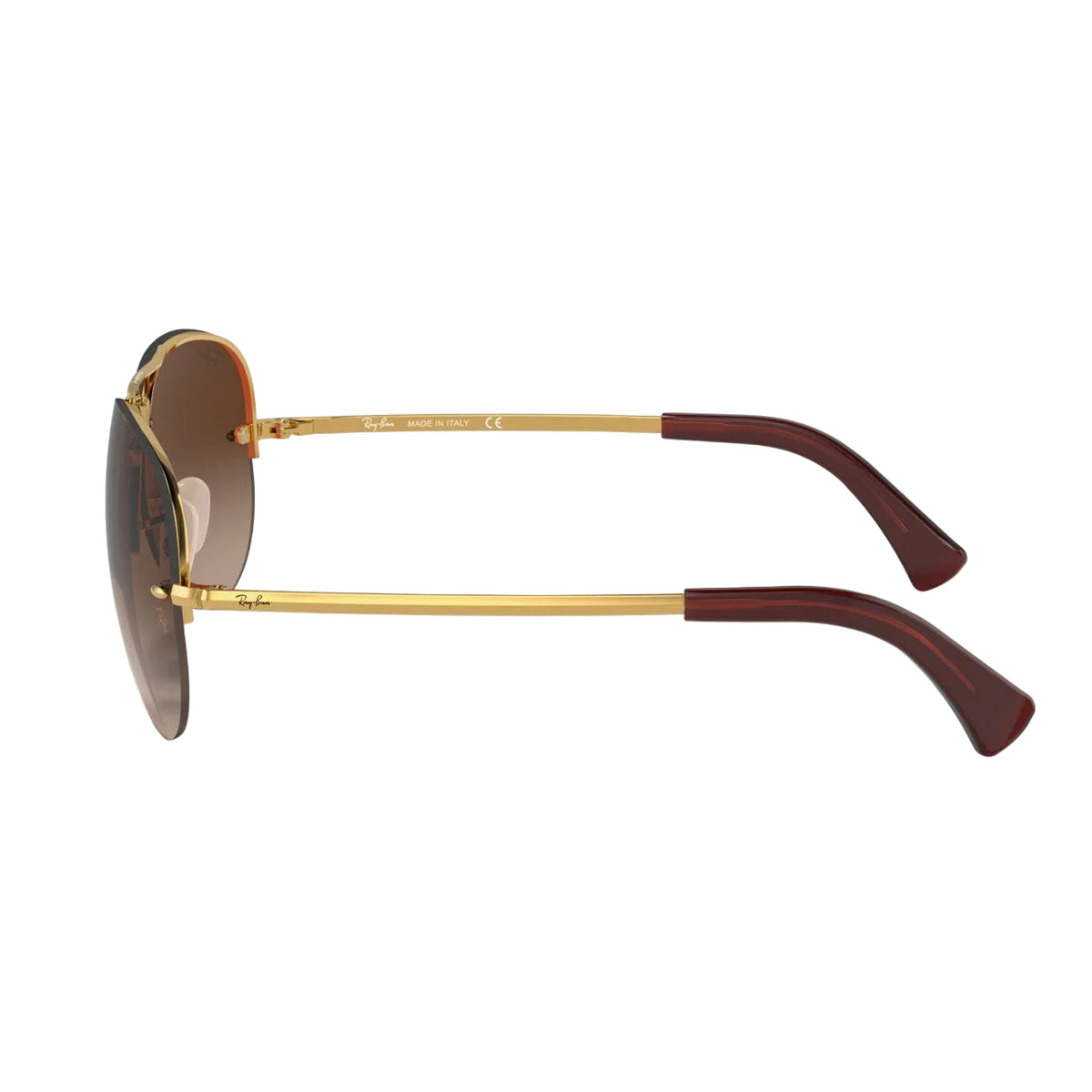 RayBan Original Classic 3449 001-13 Aviator Polished Gold Rim Sunglasses