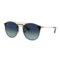 RayBan Original Classic 3546 187-71 RB3546 Polished Black over Gold Sunglasses