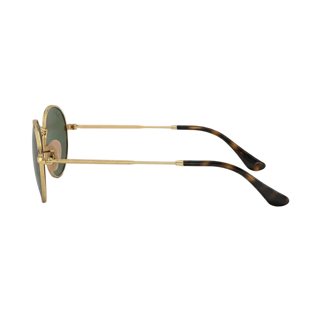 RayBan Original Classic 3547 001 Oval Flat Gold Rim Dark Green Sunglasses