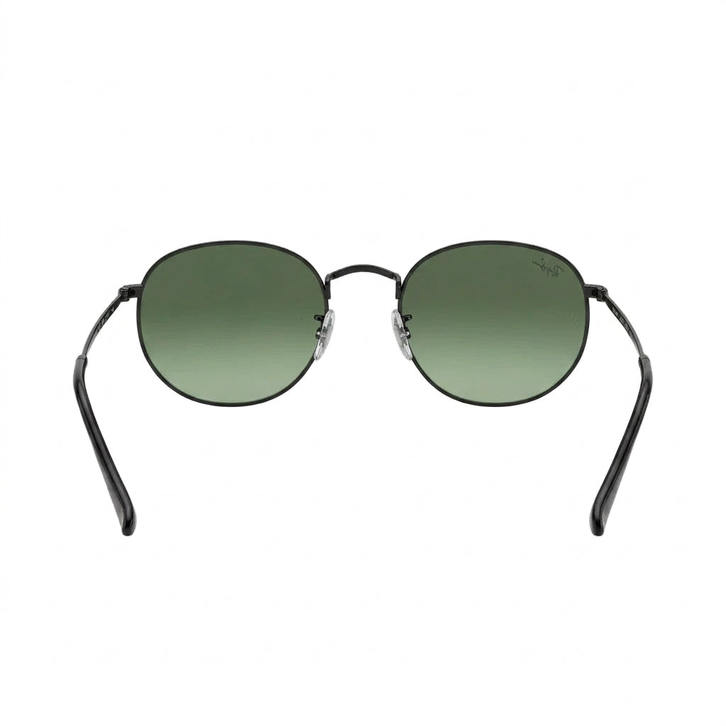 RayBan Original Classic 3547 002 Oval Flat Black Metal Rim Dark Green Sunglasses