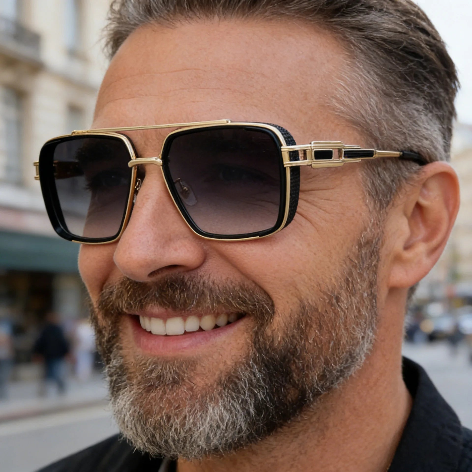 Retro Oval Purple Sunglasses