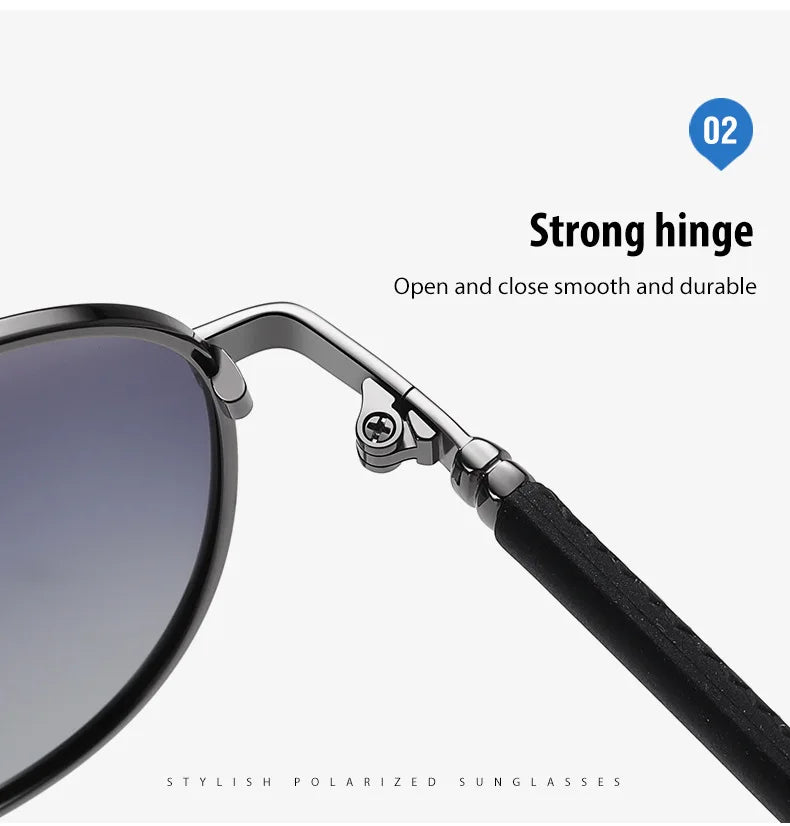 Metal Night Vision Yellow Sunglasses