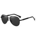 Metal Night Vision Black Polarized Sunglasses